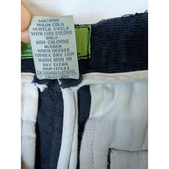 Castaway Nantucket Navy Corduroy Nautical Pattern Pants Child 8 - Picture 8 of 8